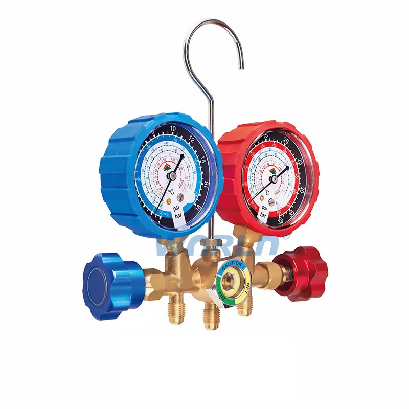 Air Conditioner Manifold Gauge Refrigeration Gauge AC Diagnostic Tool