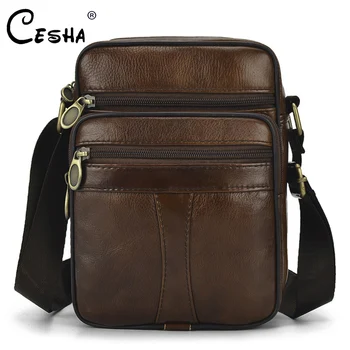 

Fashion Soft PU Leather Men Multi-pockets Small Shoulder Bag High Quality Durable Business Men Messenger Bag Vintage Men Handbag