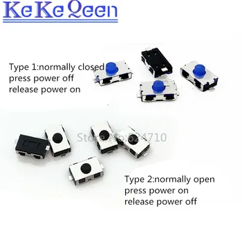 

50PCS 3*6*2.5mm Touch switch 3x6x2.5mm SMD-2 normally open Light touch switch Micro switch patch button Normally closed switch