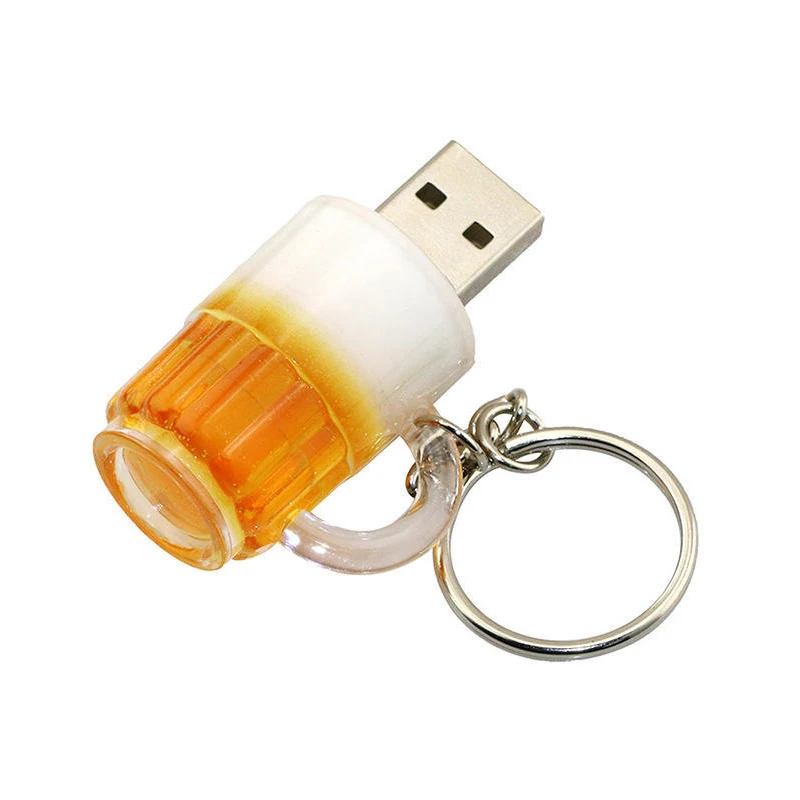 Usb флеш накопитель Pendrive с рисунком пивной кружки 4 ГБ 8 16 32 64 память sick u disk