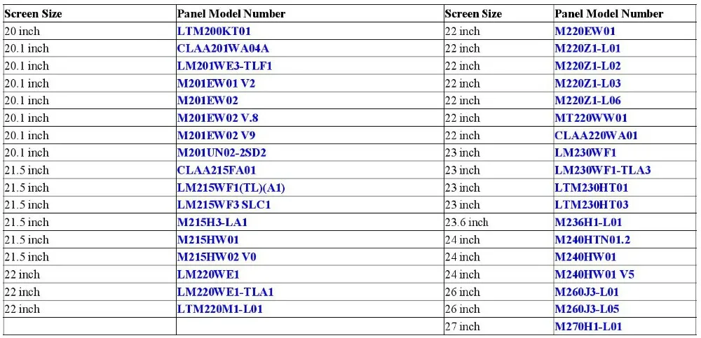 LVDS кабель FIX-30Pin 2ch 8 бит 17 дюймов~ 21 дюймов ЖК-панель 8 бит 26 см 260 мм для DIY платы контроллера