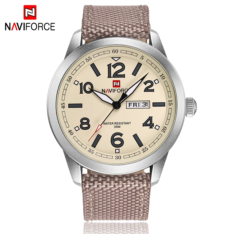 NAVIFORCE мужские часы военные спортивные кварцевые люксовый бренд модные
