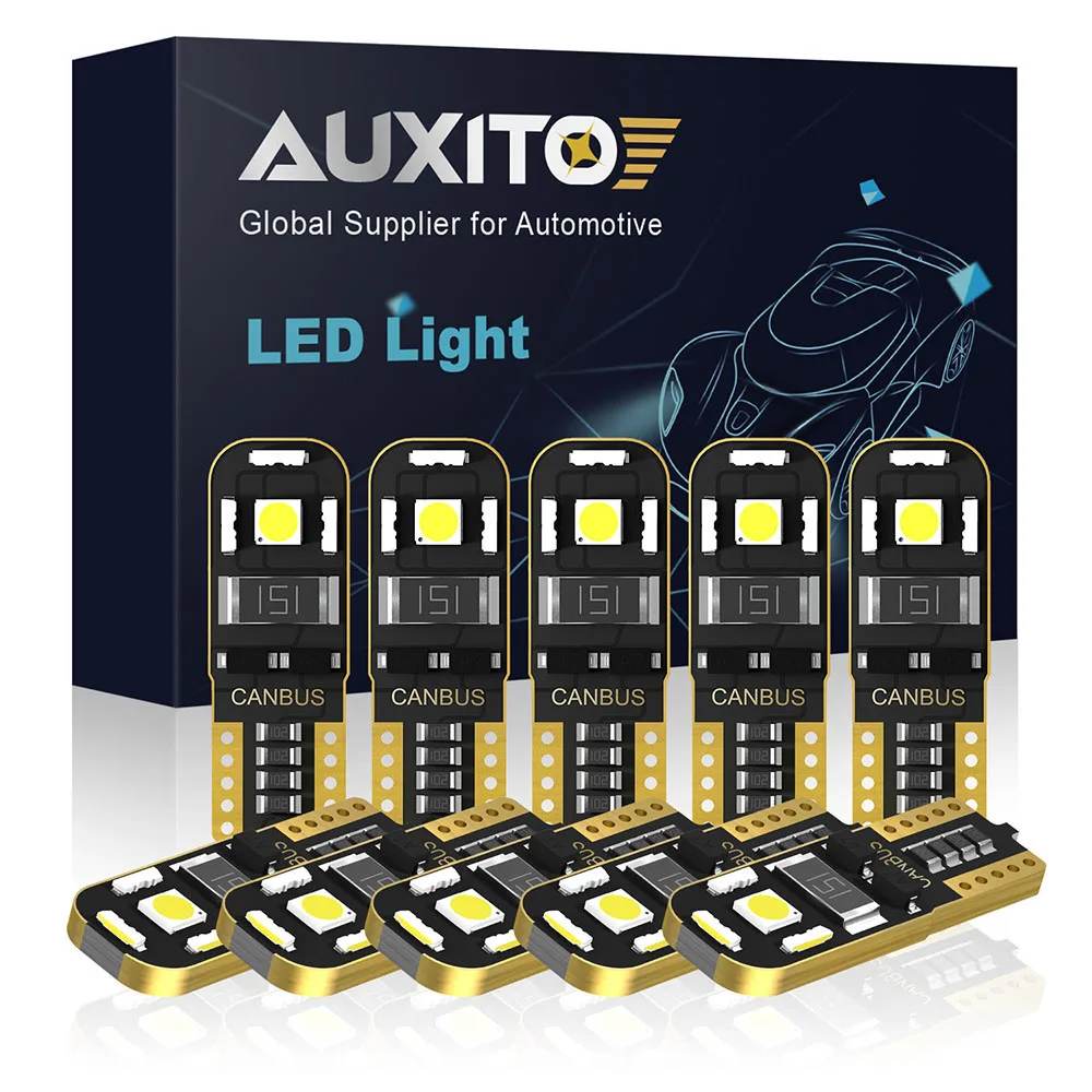 10x T10 W5W Led лампочка для салона автомобиля 192 Canbus безошибочный 6000K белый 3030 SMD LED 12V