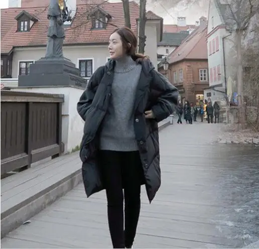 Le Lâche Épais Capuchon Coréenne Manteau Femmes rembourré Thicke Et Chaud À D'hiver Casual Bas D220 Veste 2016 Coton Style Nouvelle Mode Vers Long pGUqSzMV