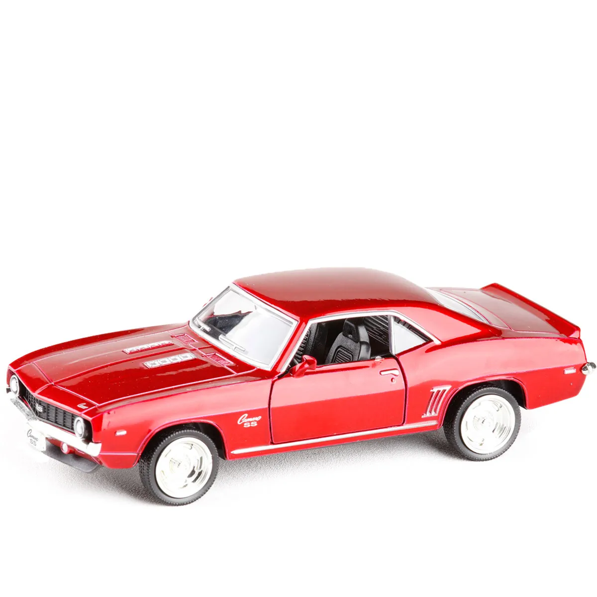 Высокая имитация RMZ City Metal 1/36 Chevrolet Camaro SS(1969) литая под давлением Модель автомобиля игрушки с вытягивающимся назад автомобилем подарки для детей