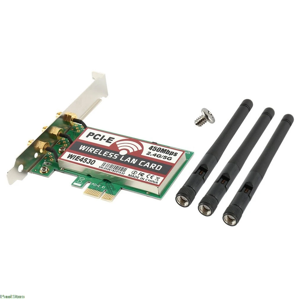 450 Мбит/с Wi-Fi беспроводной PCI-Express 2,4 г/5 г wifi адаптер настольный карта для Intel 5300 Ch CW