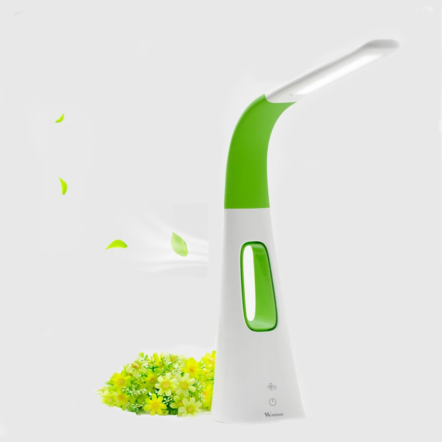 

High quality eye-protection Foldable LED Desk lamp & Fan function 3 lighting modes table lamp reading study lamp