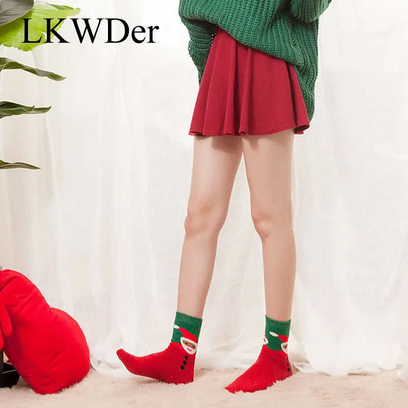 5 пар Новое поступление женские зимние носки Calcetines Mujer рождественские подарки