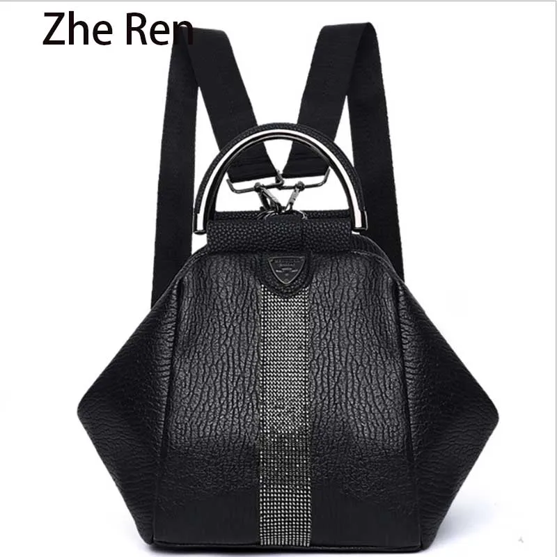 

kanken Mini Leather Backpack Mochila Feminina Mujer Travel Bags BTS 2018 fashion shoulder crossbody backpack School Bags SAC DOS