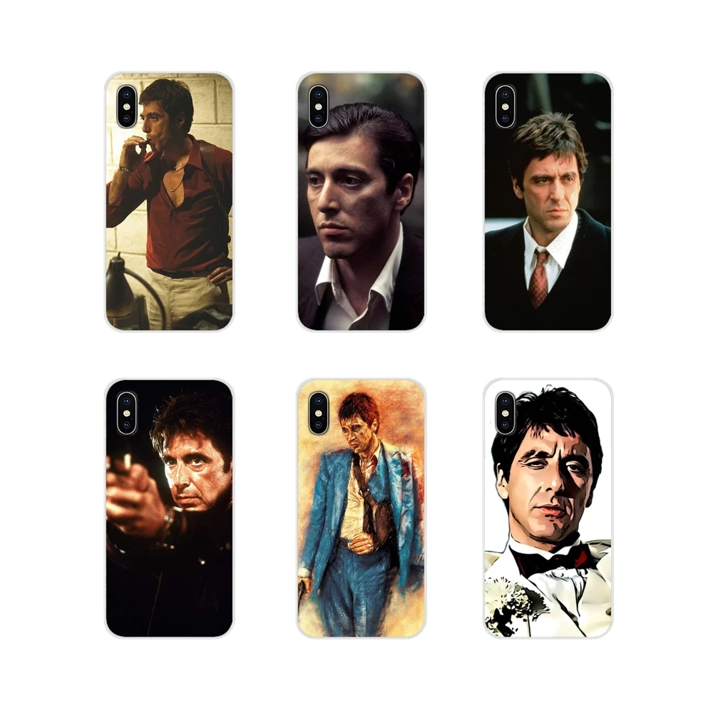 Мягкий прозрачный чехол для Samsung Galaxy S3 S4 S5 Mini S6 S7 Edge S8 S9 S10 Lite Plus Note 4 5 8 9 Scarface Money Al Pacino