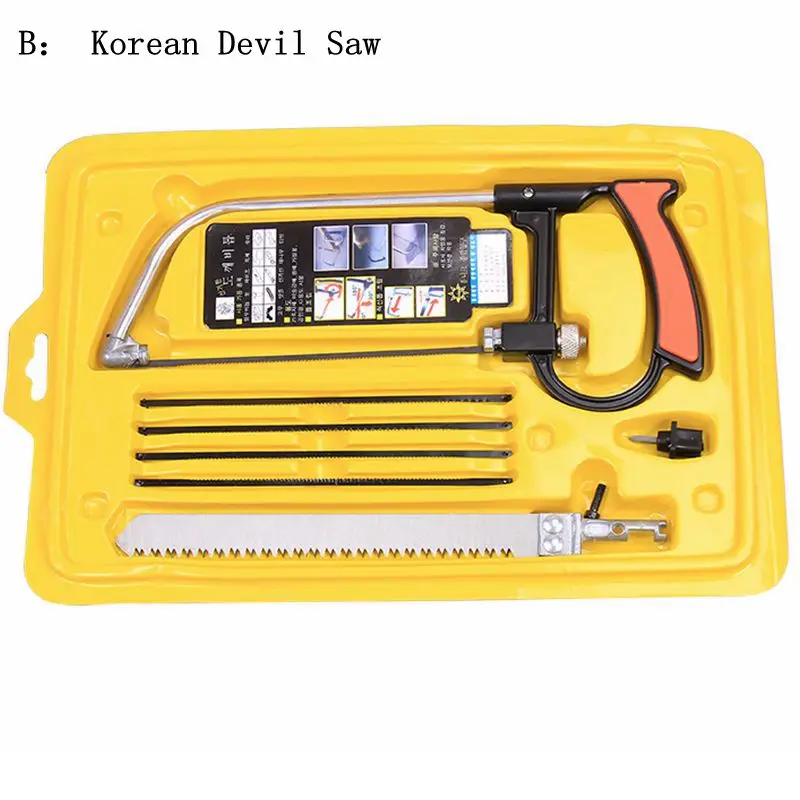 8 в 1 многофункциональная волшебная пила Hacksaw DIY Ручная стальная для металлической