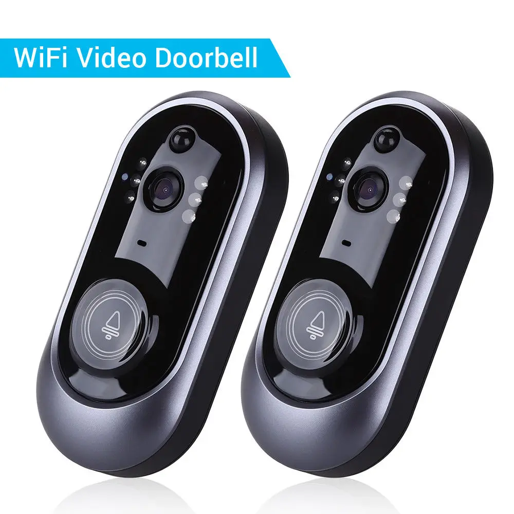 

2pcs M108 WiFi Wireless Doorbell 720P Camera Security Video Phone IR Motion Detection