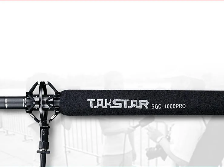 Takstar SGC-1000PRO дробовик микрофон Профессиональный для интервью видео и записи с Чехол посылка