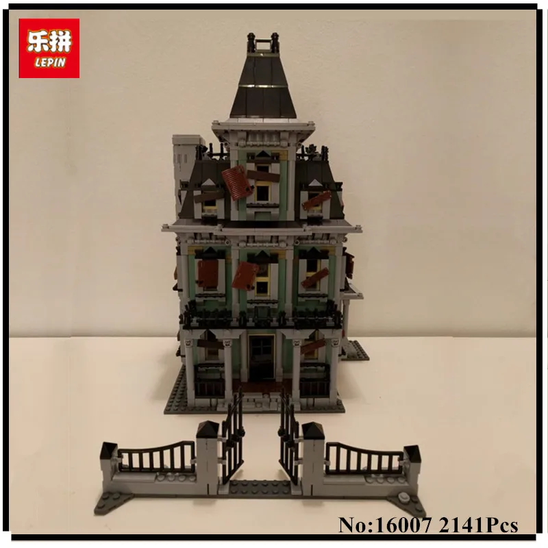 

IN STOCK IN STOCK New LEPIN 16007 2141Pcs Monster fighter The haunted house Model set Building Kits Model Compatible With10228