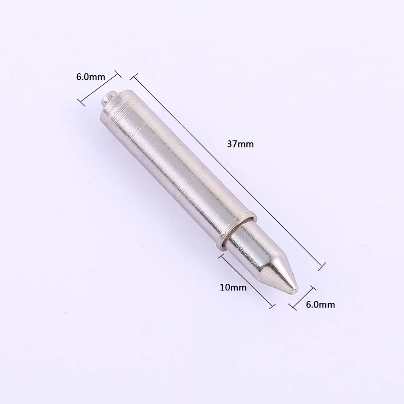 2018 Hardware Tool Nickel-Plated Pointed Positioning Needle Spring Test Pin Length 37mm Metal Probe 50 / Package Dowels