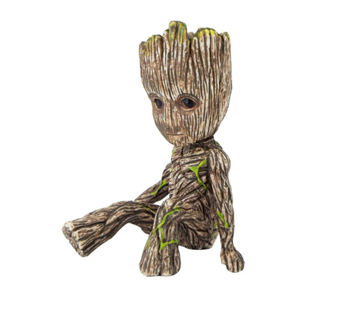 

2018NEW 6cm Anime Figure Guardians of The Galaxy 2 Tree Man Baby Sitting Ver Collectible Model Toys