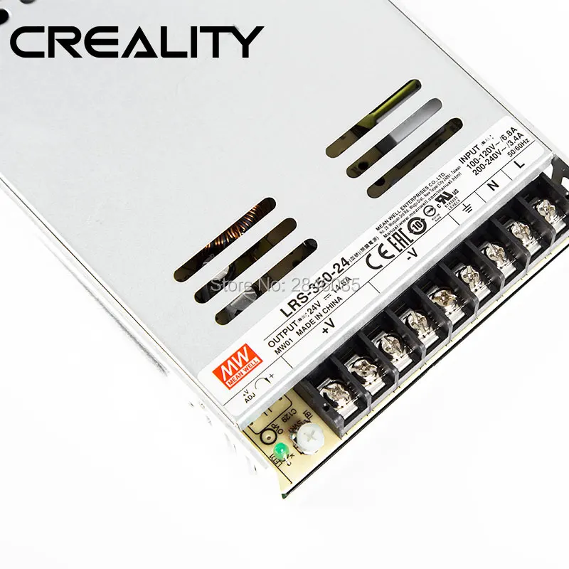 Factory Original Supply LRS-350-24V 14.6A Meanwell Power Supply For Creality 3D Printer Ender-3 Pro Ender-5 3D Printer Kit