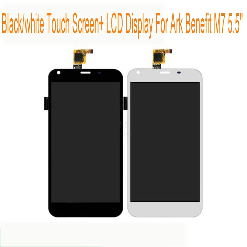 Black White Touch Screen LCD Display For ARK Benefit M7 5 5 Digitizer Senor Touch Panel