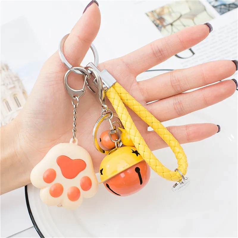 

CHENGYILT High quality 1pc Cat claw keychain night light holiday night lamp mini flashlight samll light