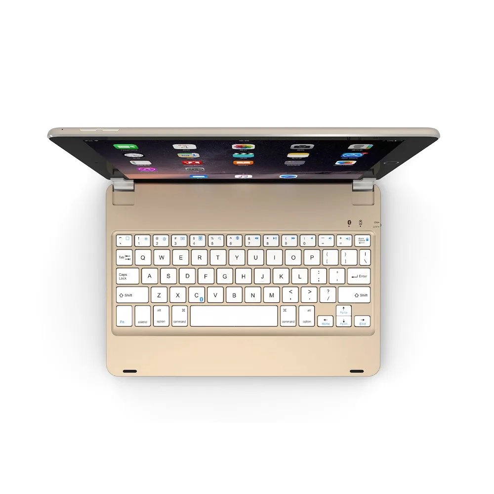 Ультра тонкий алюминиевый сплав Bluetooth 3,0 подставка клавиатура для iPad Air 1 2 iPad 9,7 дюймов Новинка