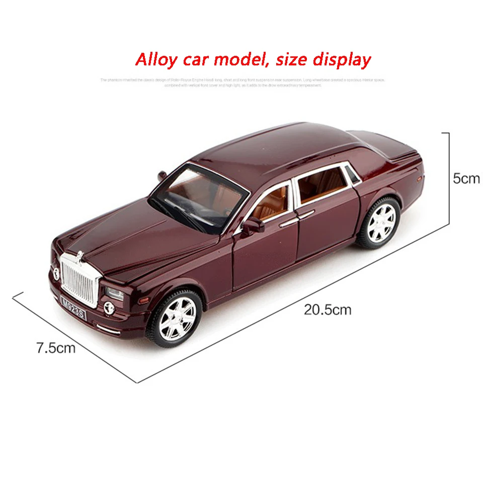 1:24 Rolls Royce машина Diecasts игрушечный транспорт горячая модель колеса автомобиля с