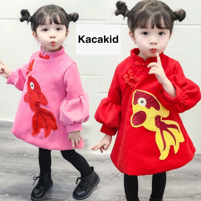 chinese new year toddler dress
