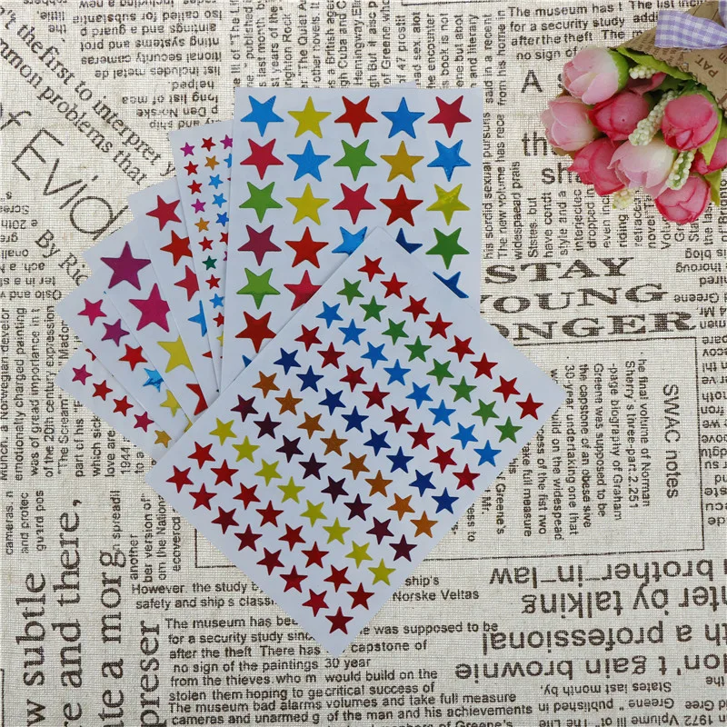 Высокое качество стикер для телефона 10 листов Красочные DIY фото наклейки в альбом