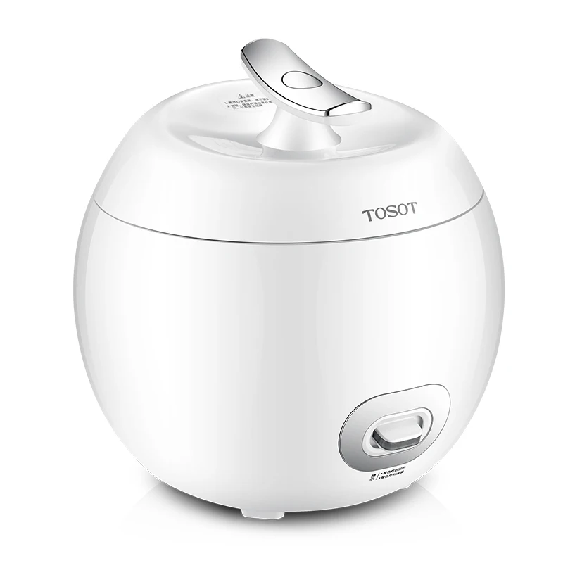 Gree Tosot Mini Apple Shaped Electric Rice Cooker 220V 350W 2L Dormitory Rice Maker Machine 1 2