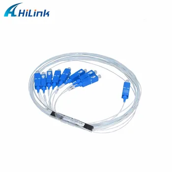 

50 pcs 1x8 PLC splitter SC/APC UPC mini micro tube fiber optical plc splitter