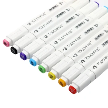 

168 Colors TOUCHFIVE Art Markers Set Alcohol Dual Headed Markers Brush Pen Set For Manga Drawing Liner Marker Pen Art Supplies