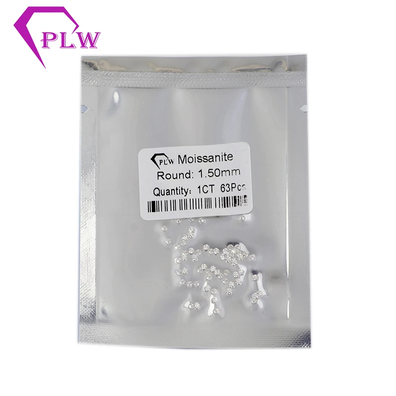 Melee moissanite lab созданный драгоценный камень возле бриллиантов Dcolor около 0.05ct1 9