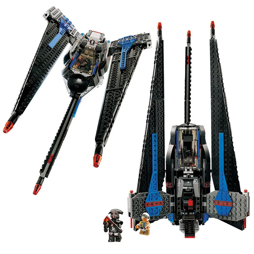 

The Tracker I Fighter Model 597Pcs Building Blocks Bricks Toys Kids Gifts Compatible Bela Star Series Wars