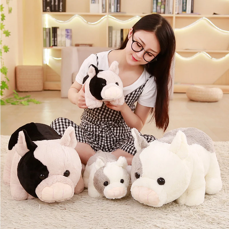 

30/50cm Lovely Furry Simulation Pig Plush Toys Cute Soft Stuffed Animal Piggy Plush Dolls Appease Pillow for kids Girls Gifts