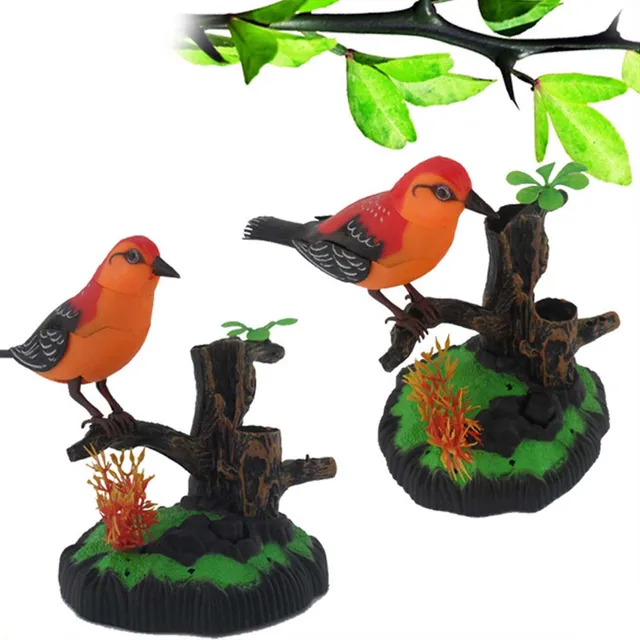Singing Chirping Birds Toy Baby Electronic Pet Toys Voice Control