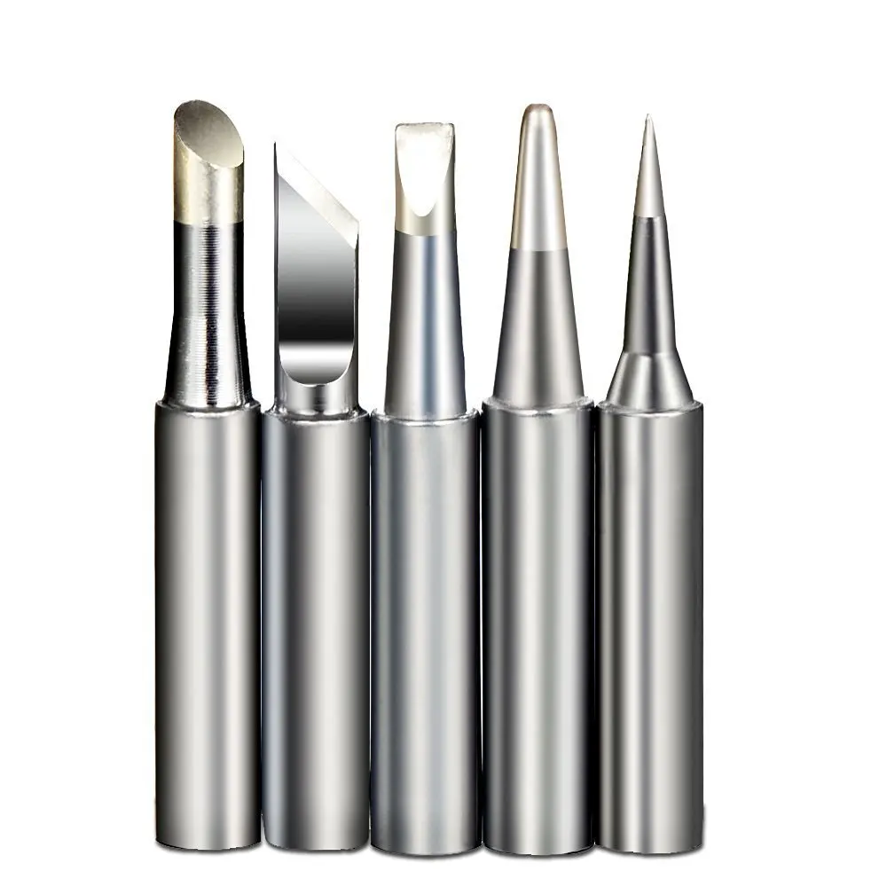 Hot 60W 110V US 220V EU Plug Electric Adjustable Temperature Welding Solder Soldering Iron Heat Pencil Tool + 5pcs Iron Tips