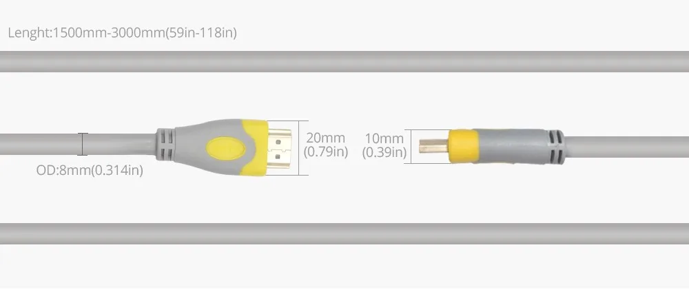 ThundeaL 2,0 HDMI кабель 1,5 м 3 м 5 м 10 м видео аудио кабель HDMI проектор папа-папа удлинитель адаптер Кабо kable 4 к 3D 2160P