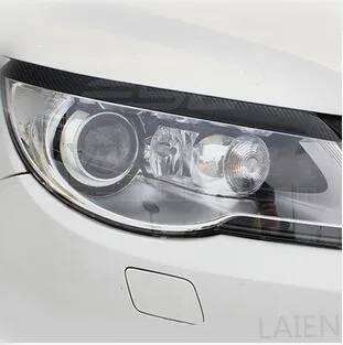 

new version! Carbon fiber sticker for Volkswagen VW Tiguan forming light eyebrow eye line
