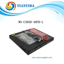 WS-C3650-48PD-L управляемый коммутатор 48x10/100/1000 PoE+ 2x10 Gigabit 104,16 Mpps переключатели