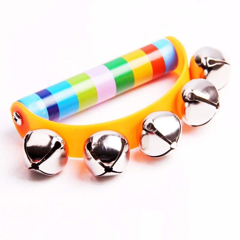 HOT SALE Musical Instruments for Kids Children's Educational Toys Color Half Rings Bells Early