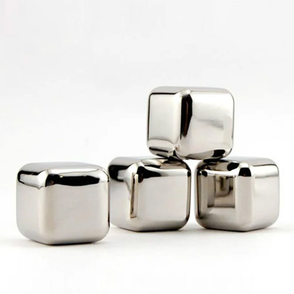 

1x1x1inch Ice Cubes Chillers Stainless Steel Cooling Tool Stainless Steel Whiskey Stones