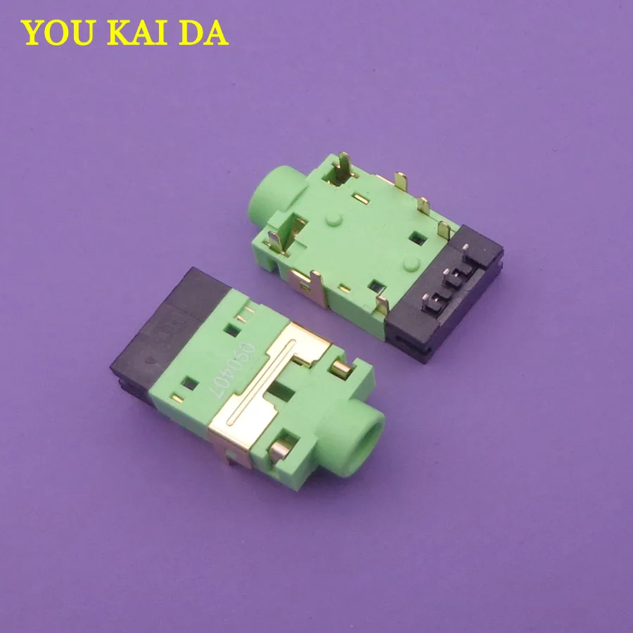 5pcs lot Headphone Audio Jack Connector for Lenovo LG Fujitsu Amilo Pa2548 V3515 Founder notebook Green