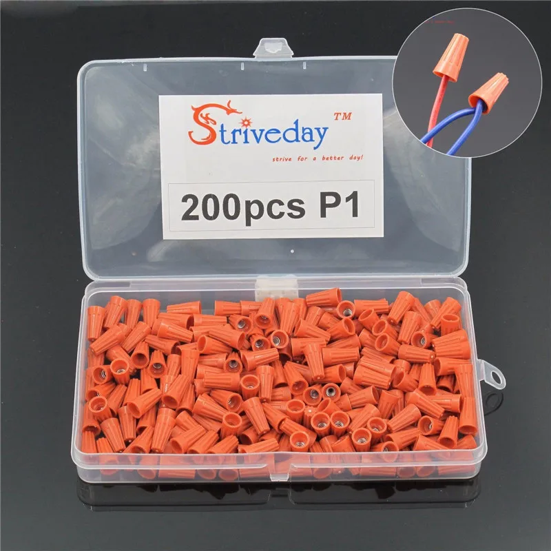 

200pcs boxed P1 Rotary Terminals Closed Terminals Terminal Block Terminal Blocks