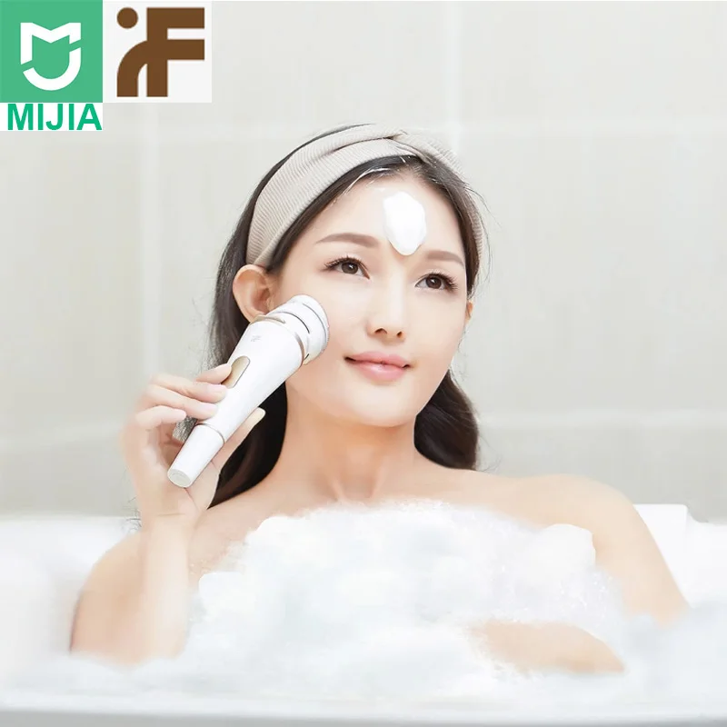 Xiaomi inFace электронный звуковой прибор для ухода за лицом очищающий Массажер кожи для очистки лица масло грязи макияж девушка