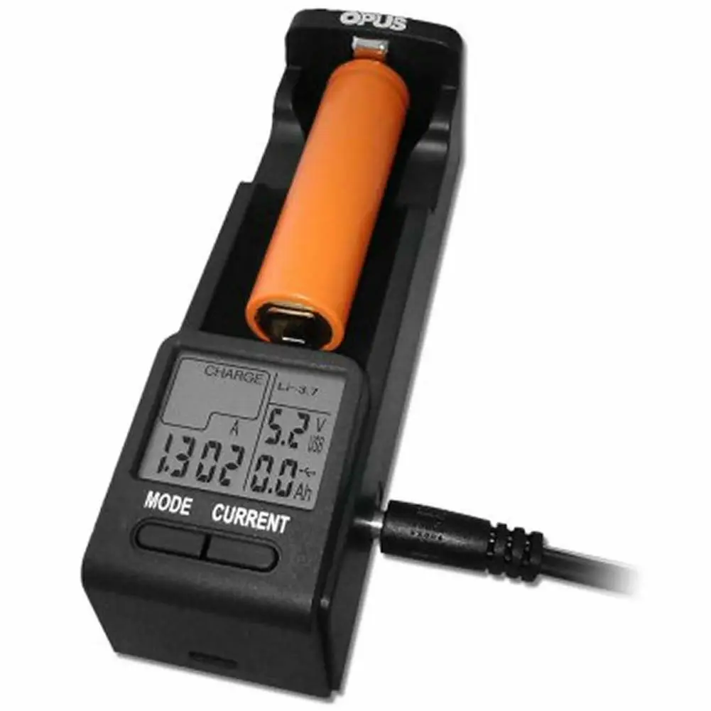 EastVita OPUS BT-C100 цифровой ЖК-дисплей интеллектуальное зарядное устройство для LiFePO4 Ni-MH NiCd