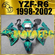 Motoegg Injection Mold Fairings For YAMAHA YZF-R6 YZF R6 1998-2002 Green #69 Motorcycle plastic