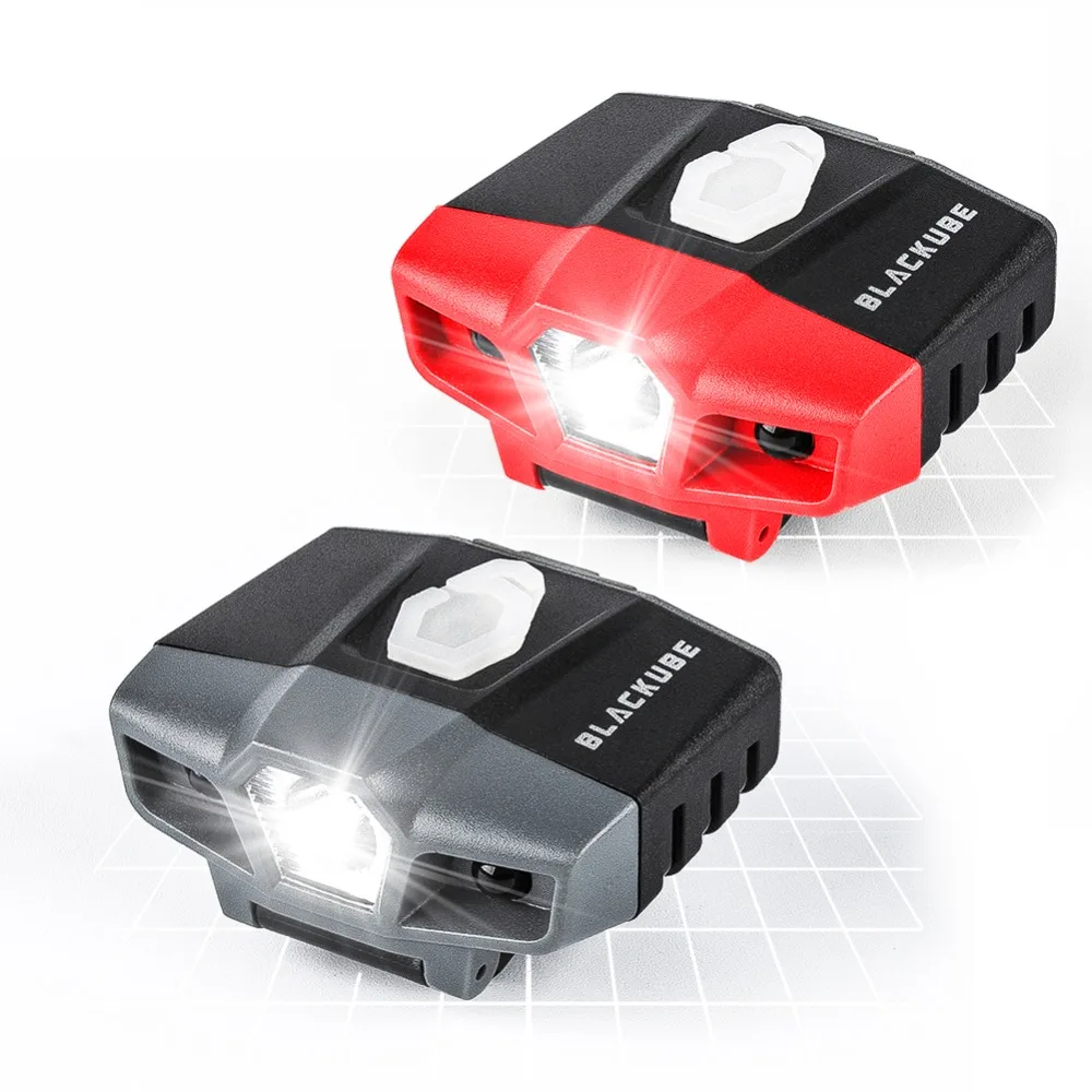 

Blackube Motion Sensor Cap Light, Portable Fishing Headlight, Clip-on Hat Light Hands Free for hunting camping