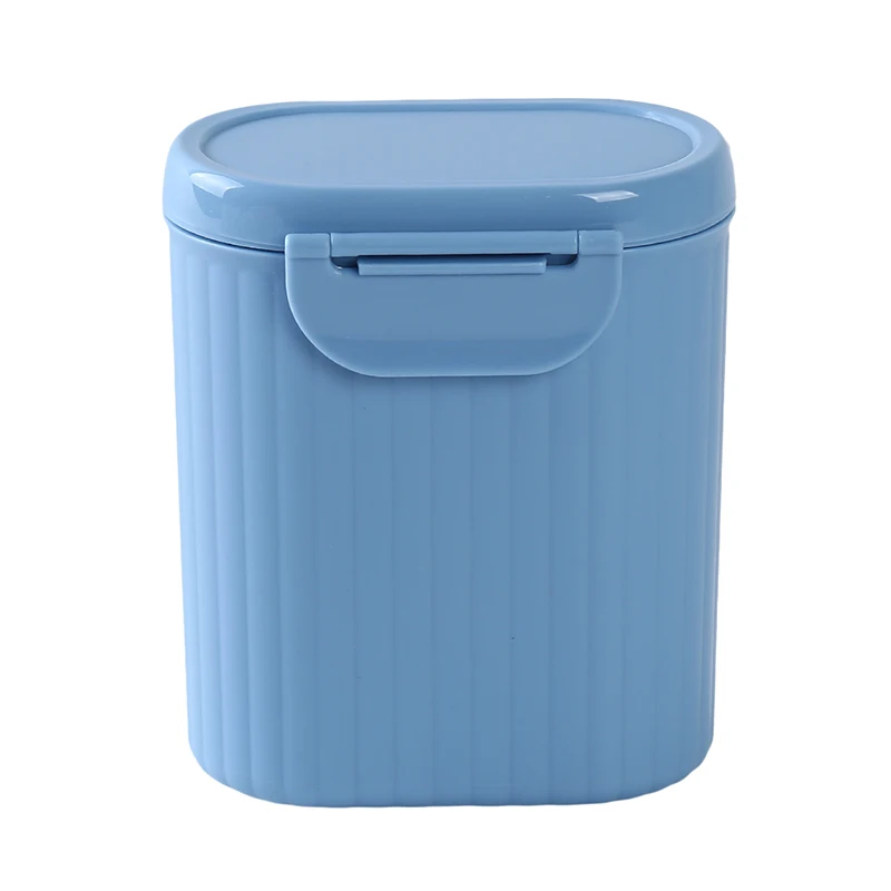 Large dark blue Портативная еда детская герметичная детская молочная смесь коробка детский контейнер для сухого молока портативная еда для детей коробка для хранения - Цвет: Large dark blue