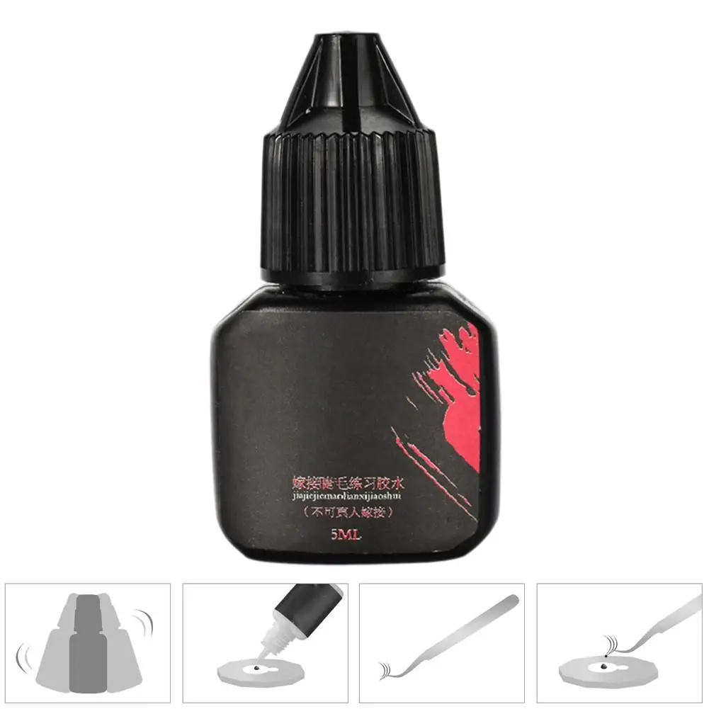 

1pcs 5ml Profesional Eyelash Extension Glue Adhesive Long-lasting Fast Drying Adhesive Glue Lashes Eyelash Extension Glue