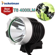 4000 Lumen CREE XM-L T6 LED Bicycle Headlight Lamp For Bike Cycling Bike Bicycle 3 Mode Waterpoof Front Light & USB