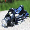 Yupard – lampe frontale à LED XML T6, Zoom Q5, lumière réglable, mise au point, vélo, randonnée, torche étanche ► Photo 1/2